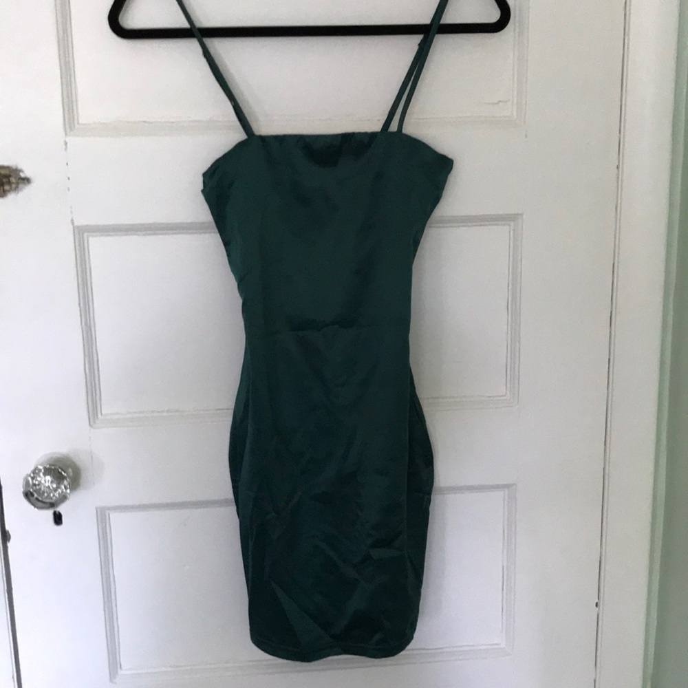 Satin mini dress